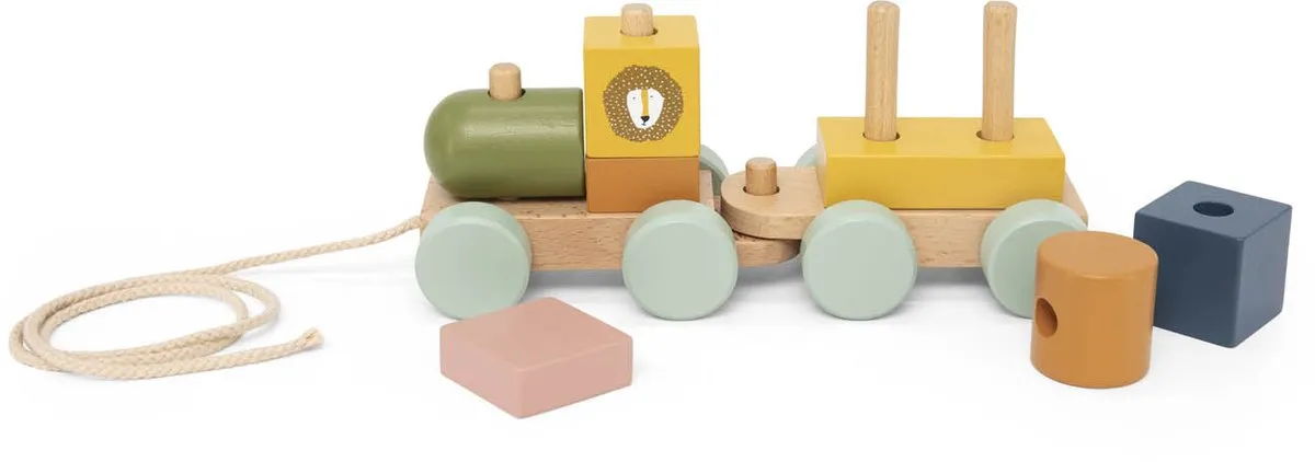 Trixie Houten Mini Dierentrein 18m+ - Multi