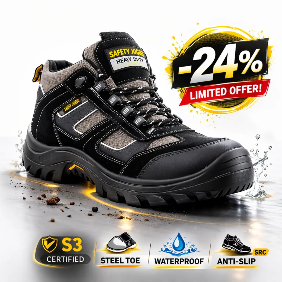 Safety Jogger Climber S3 Zwart Werkschoenen - afbeelding 3 van 3
