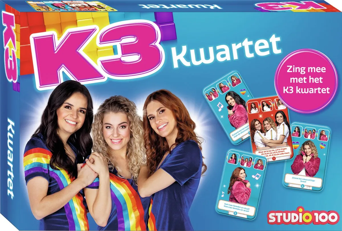 K3 Kwartet Kaartspel MEK3B2000290 - 36 Kaarten