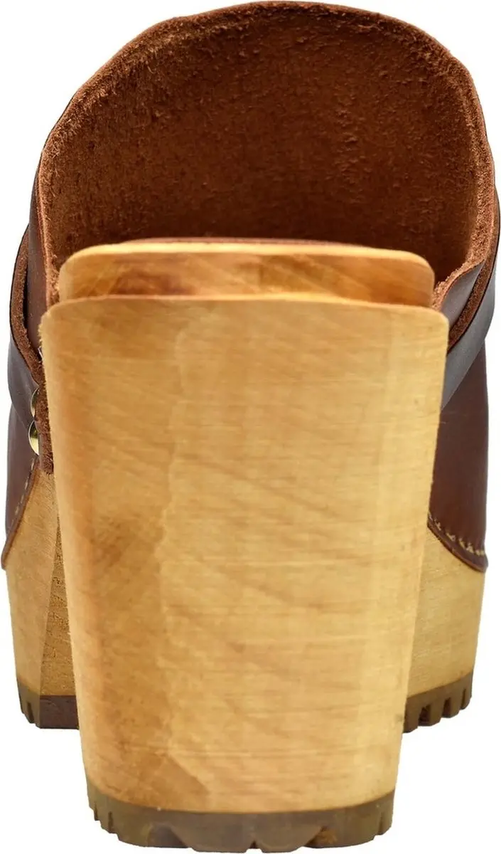 Sanita Damesklomp Wood-Peleni Chunk Open 470144