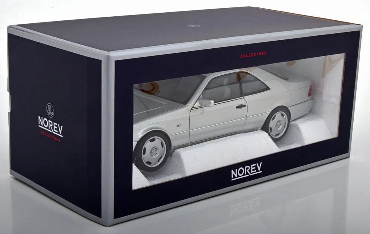 Mercedes-Benz CL600 Coupé 1997 - 1:18 Norev - Zilver