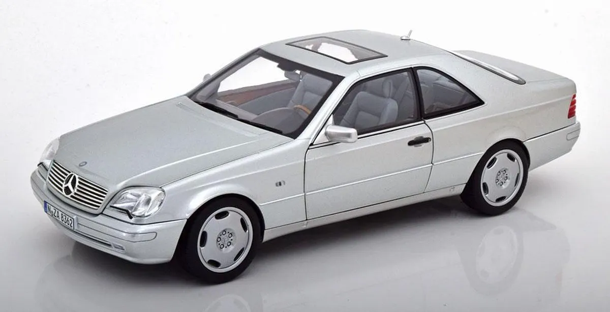 Mercedes-Benz CL600 Coupé 1997 - 1:18 Norev - Zilver