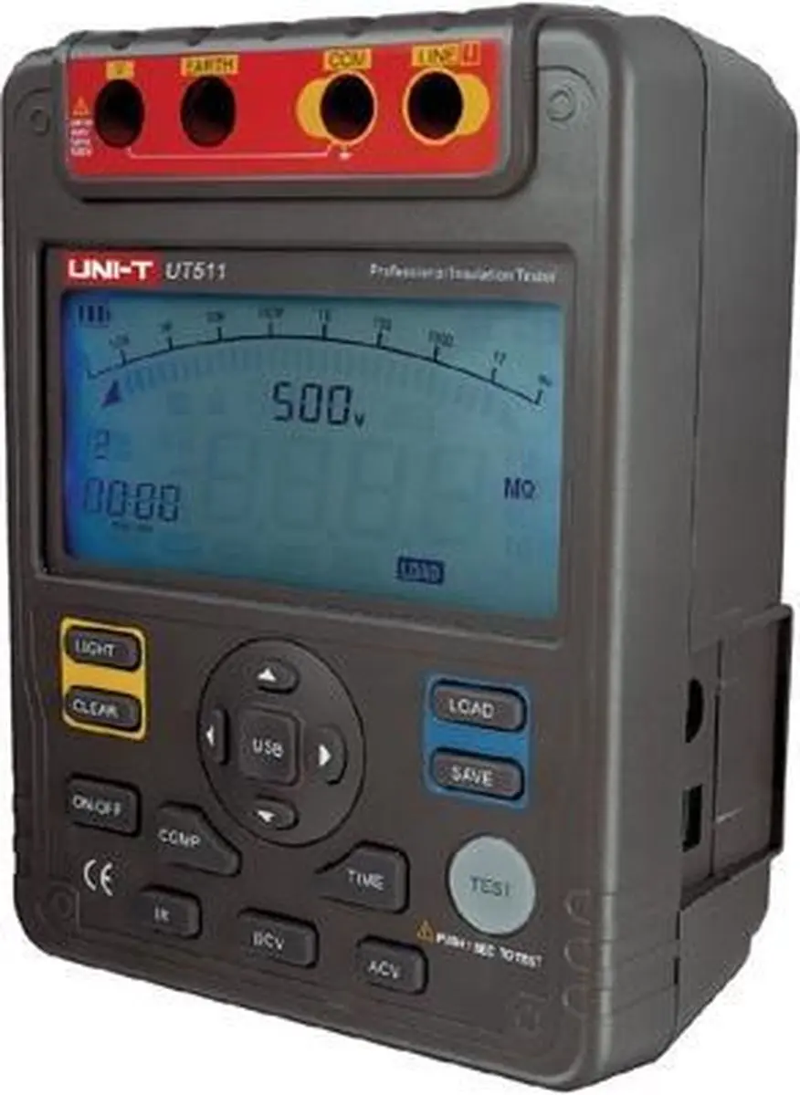 UNI-T UT511 Isolatieweerstandsmeter 1kV - afbeelding 6 van 6