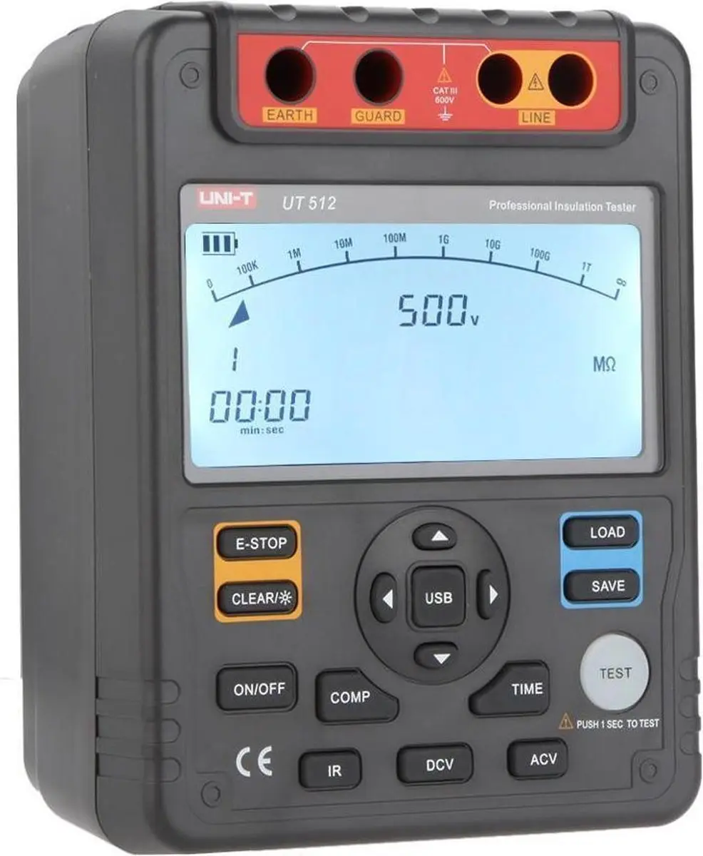 UNI-T UT511 Isolatieweerstandsmeter 1kV - afbeelding 5 van 6