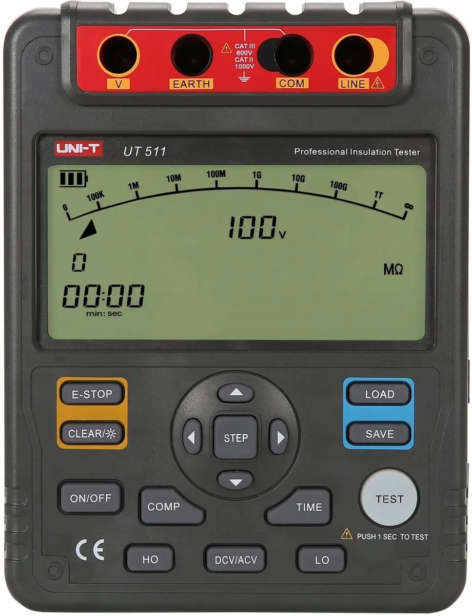 UNI-T UT511 Isolatieweerstandsmeter 1kV