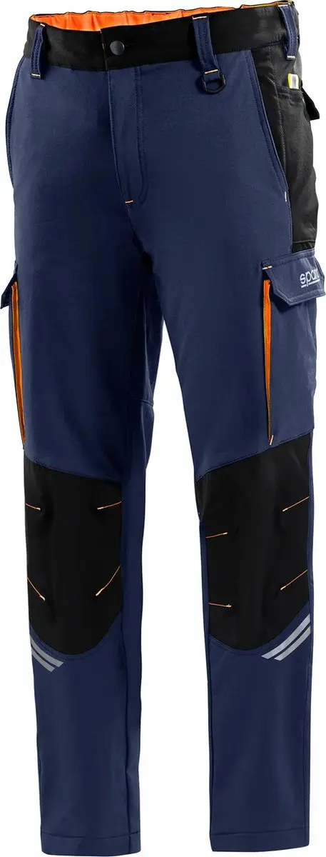 Sparco OREGON Werkbroek Marineblauw-Oranje