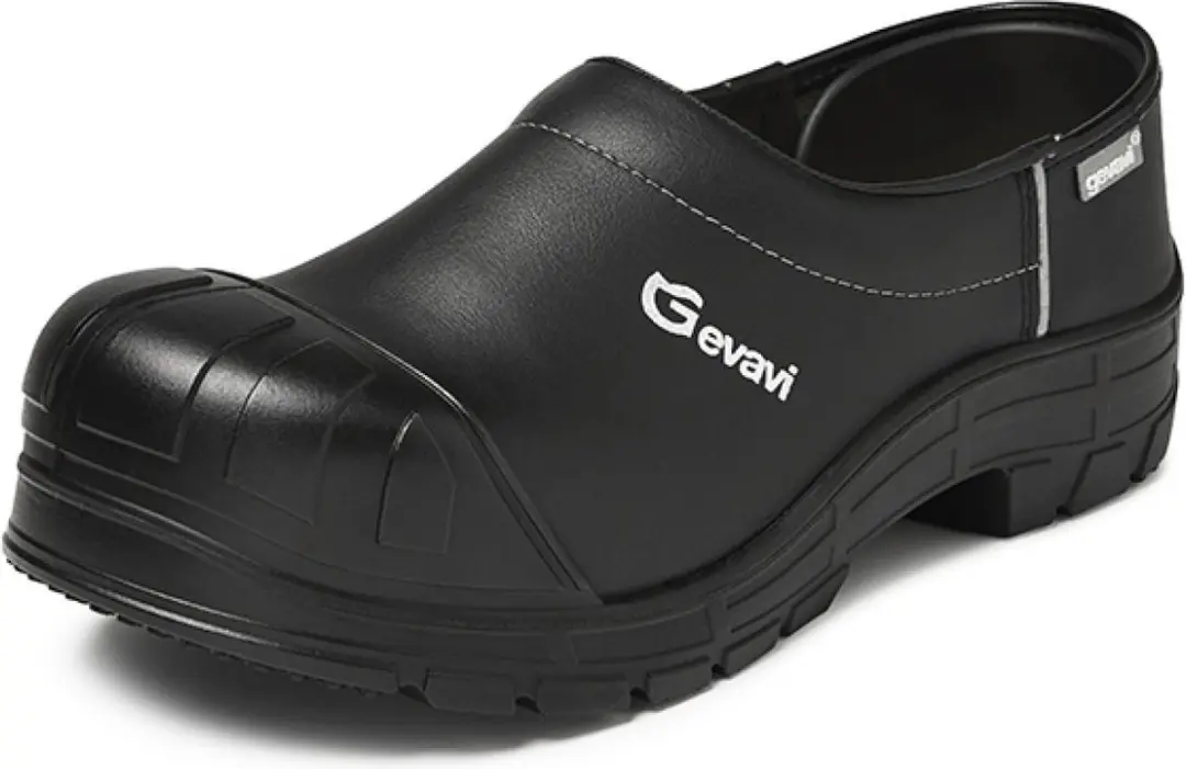 Gevavi Nordic Gesloten Flex PU S3 Schoenklomp Zwart Heren