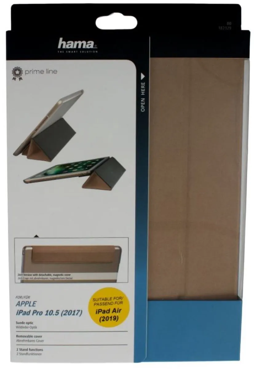 Hama Suede Hoesje Apple iPad Pro 10.5 (2017) - Beige