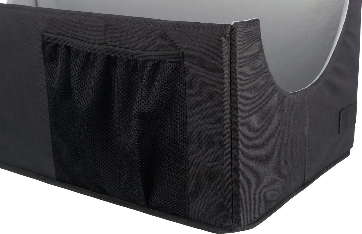 Trixie Autostoel Hond Dubbel - 80x39x28cm - Zwart/Grijs - afbeelding 4 van 6