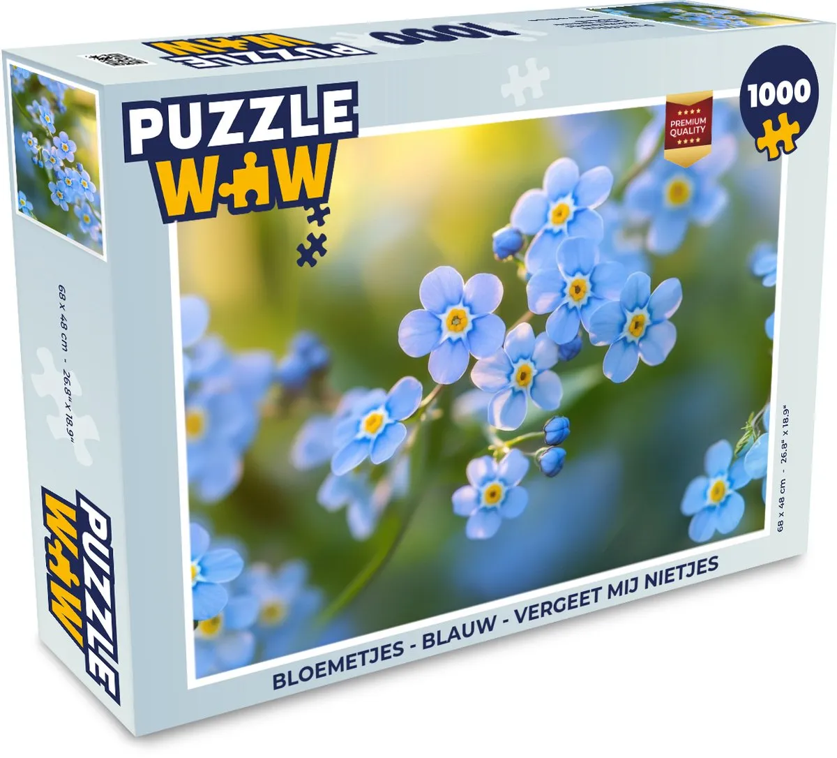 PuzzleWow Legpuzzel Bloemetjes 1000 Stuks