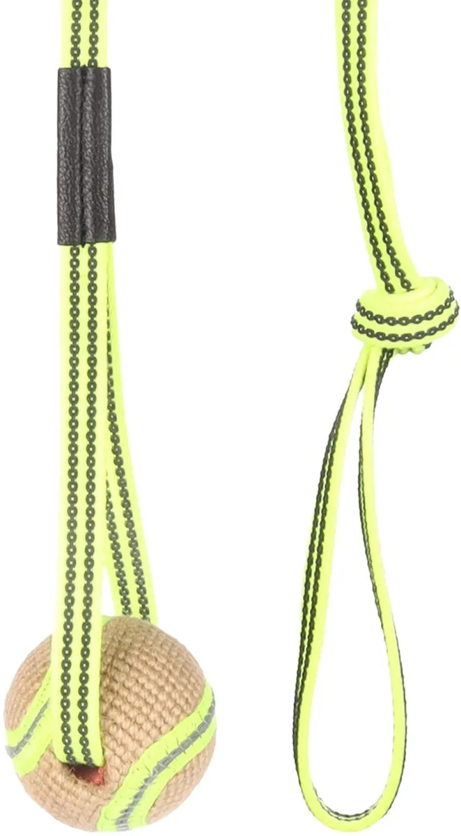 Flamingo Trektouw met Bal en Handvat - Beige