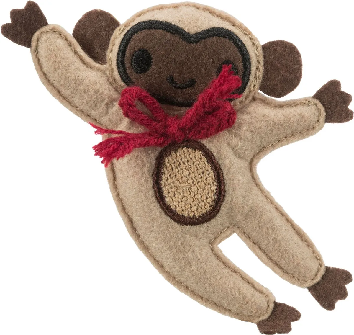Trixie Stoffenen Aap met Kattenkruid 12cm