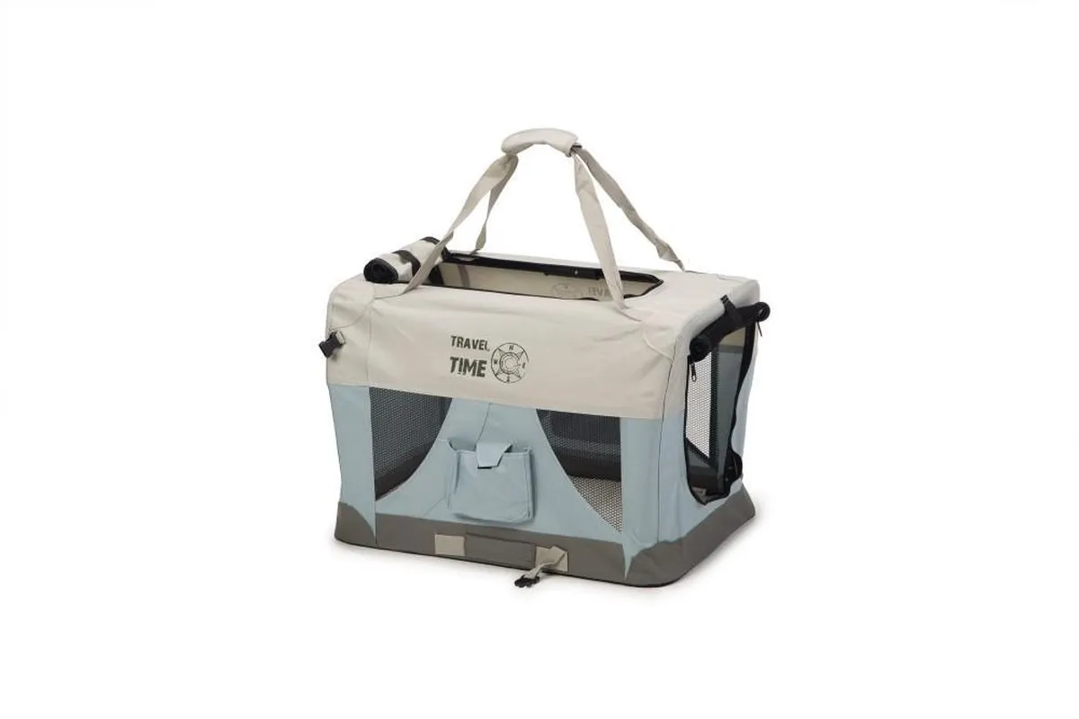 Beeztees Travel Time Reisbench Hond - XS Lichtblauw