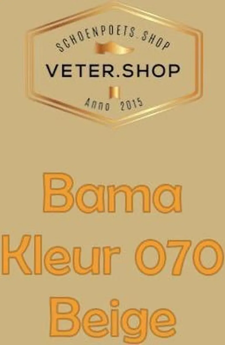 Bama G56 schoen creme voor glad leer