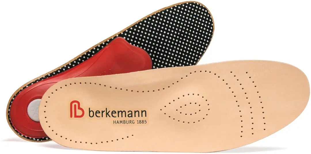 Berkemann Steunzool Berkodur Natuur Leder UNISEKS maat 45 1/3 en UK 10,5