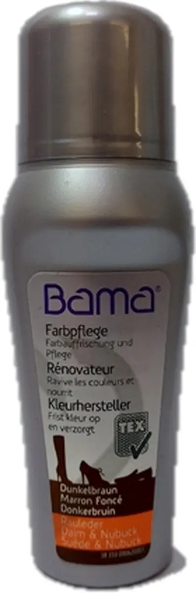 Bama Kleurhersteller Donkerbruin Suède en Nubuck