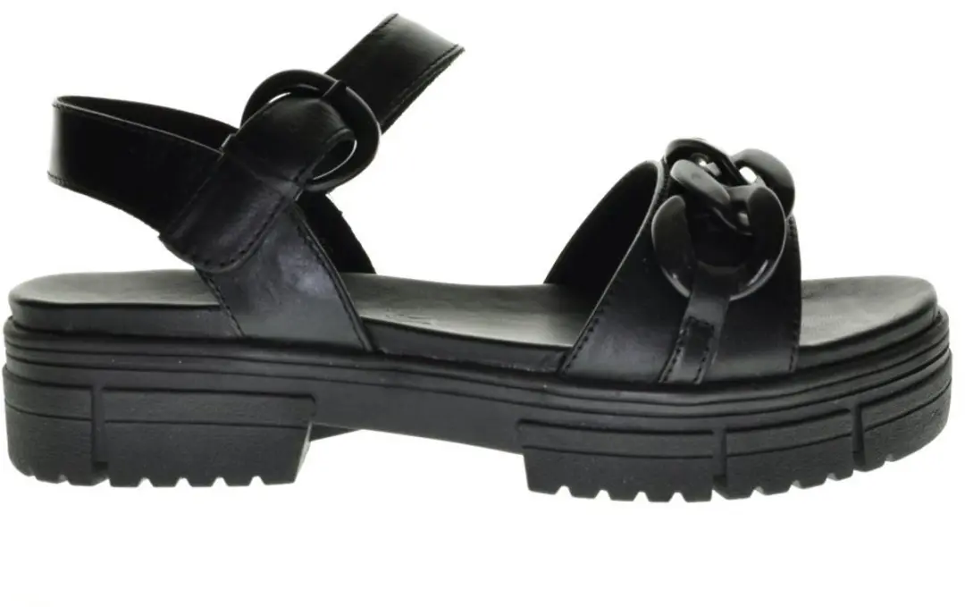 Caprice Lederen Trendy Sandaal Dikke Zool maat 41