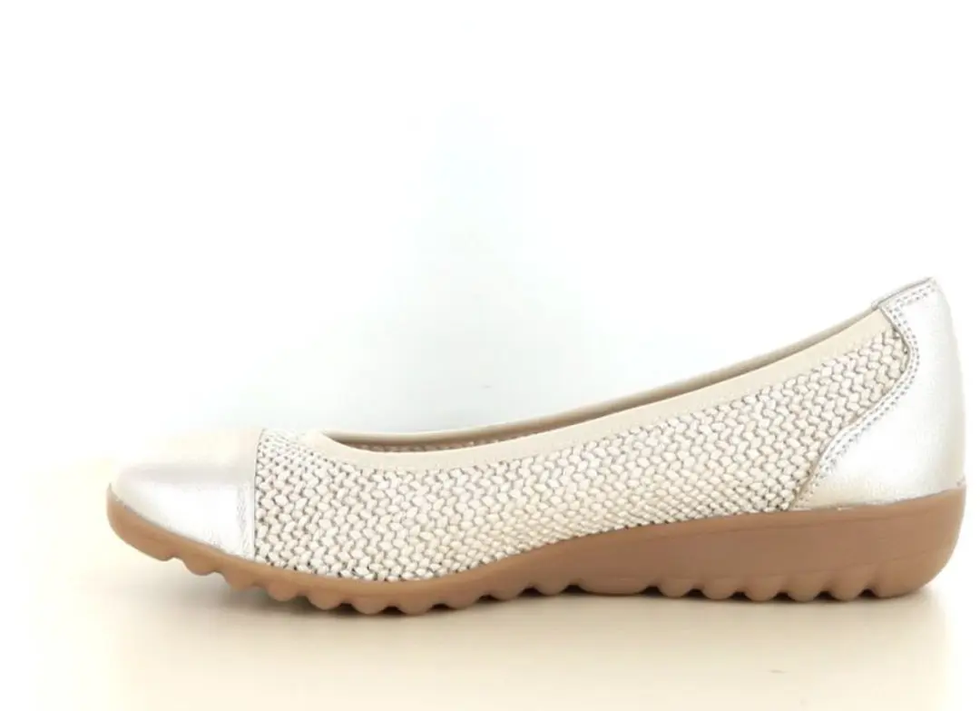 Caprice 9-22123-46 Ballerina - wit - maat 40 - afbeelding 3 van 6