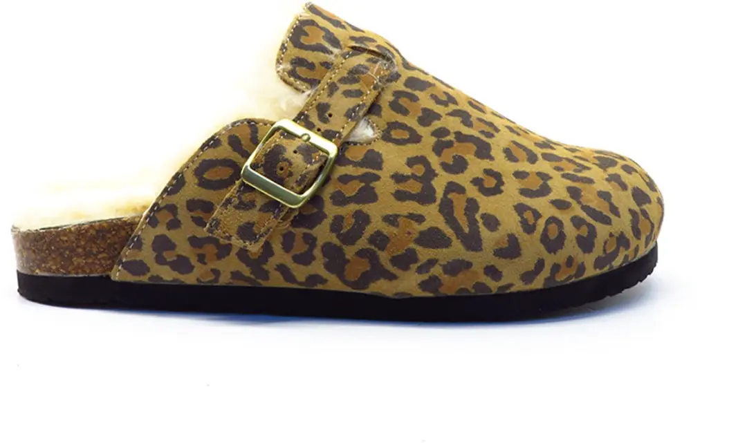 Shoecolate vacht slipper suede 8.25.55.030 Panter