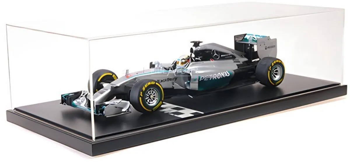 Formule 1 Mercedes-AMG Petronas F1 Team W05 Hamilton Minichamps 1:12 - Grijs