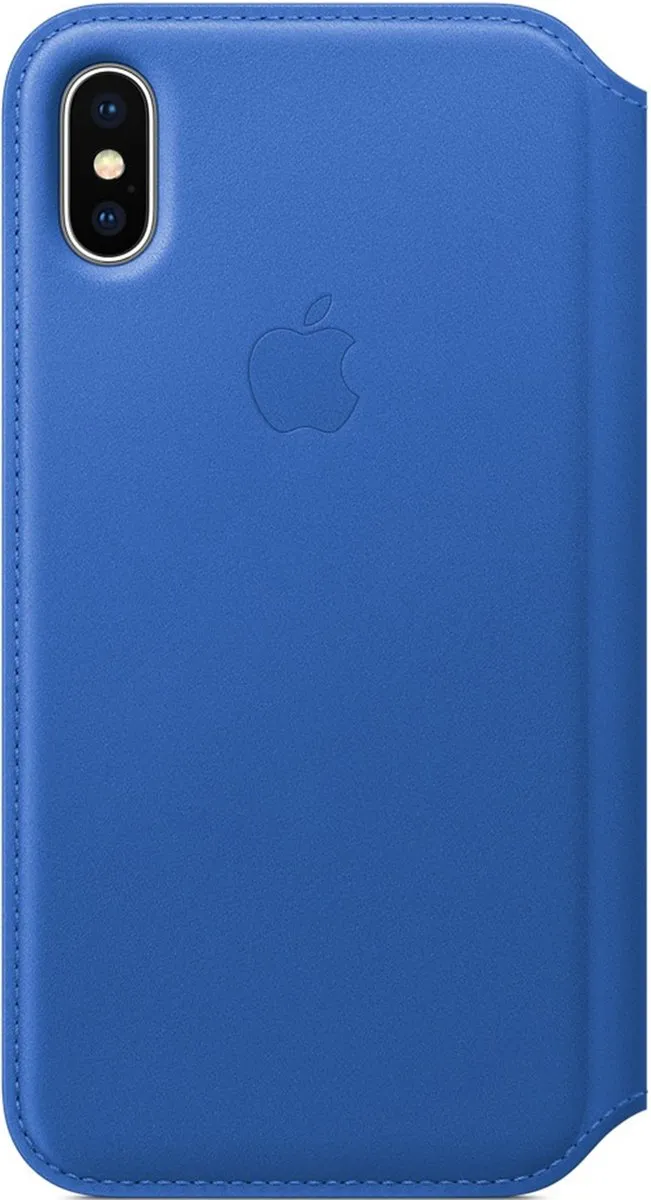 Apple Folio Hoesje iPhone X - Electric Blue - MRGE2ZM/A