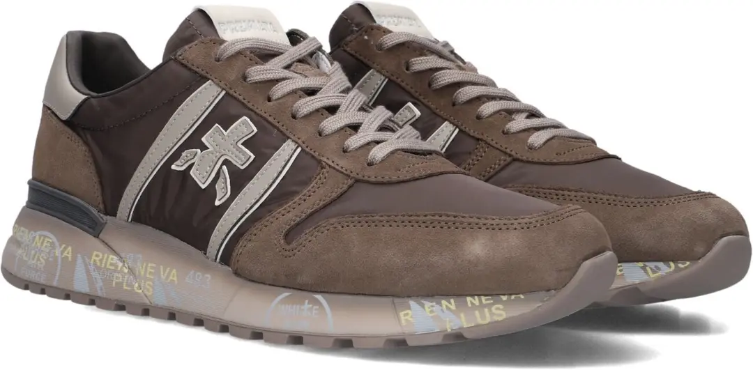 Premiata Lander Sneakers bruin maat 43 - afbeelding 4 van 6