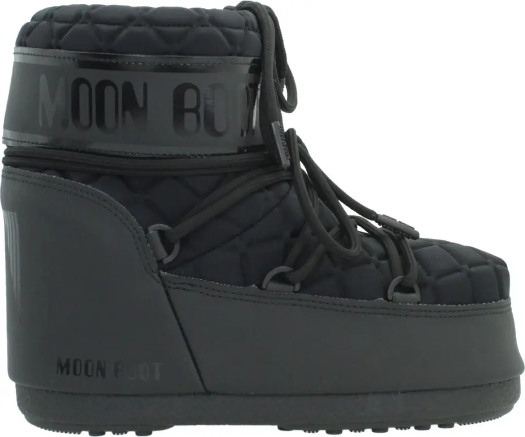 MOON BOOT MB ICON LOW QUIL Zwart 33/35 EU