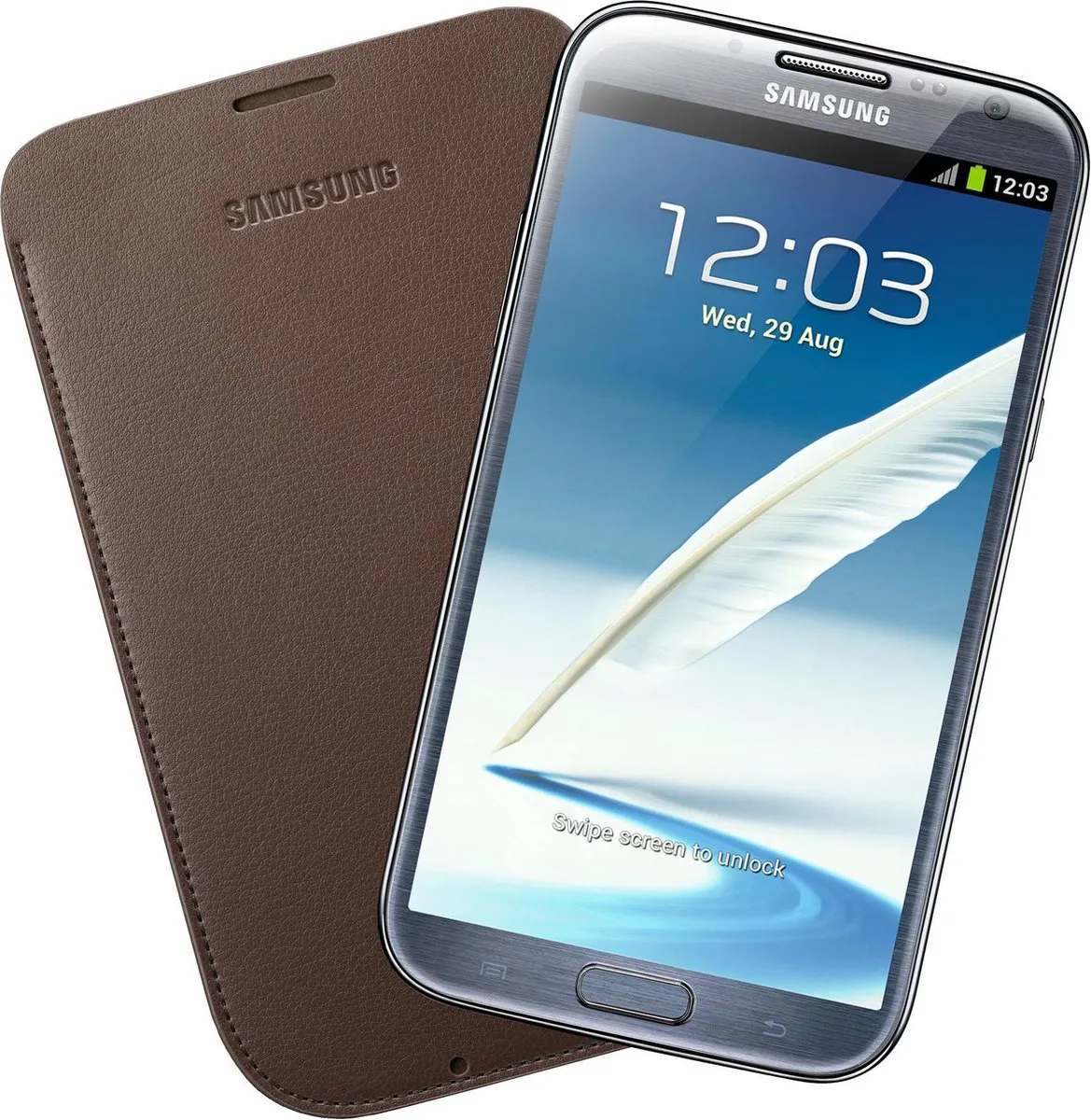 Samsung Pouch EFC-1J9LCEG - Galaxy Note2 - Bruin