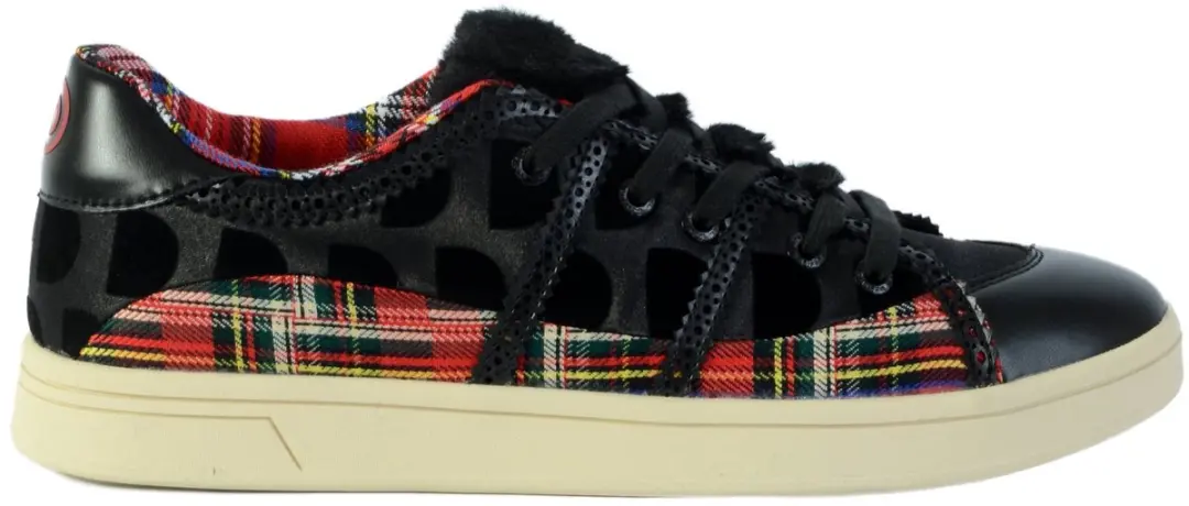 Cosmetic Tartan sneakers