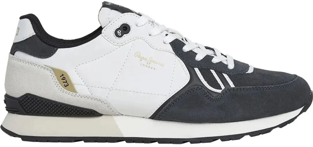 Pepe Jeans Brit Half Schoenen Wit,Zwart EU 40 Man