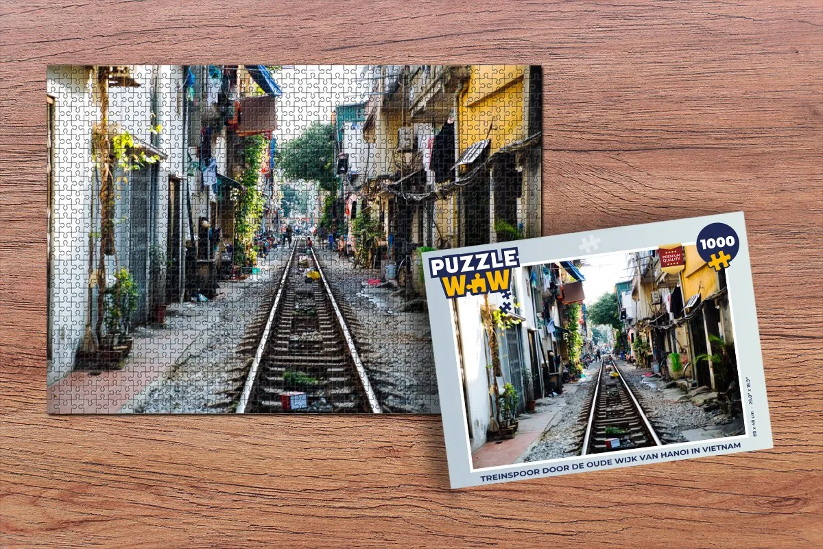 PuzzleWow Hanoi Legpuzzel 1000 Stuks - Multicolor