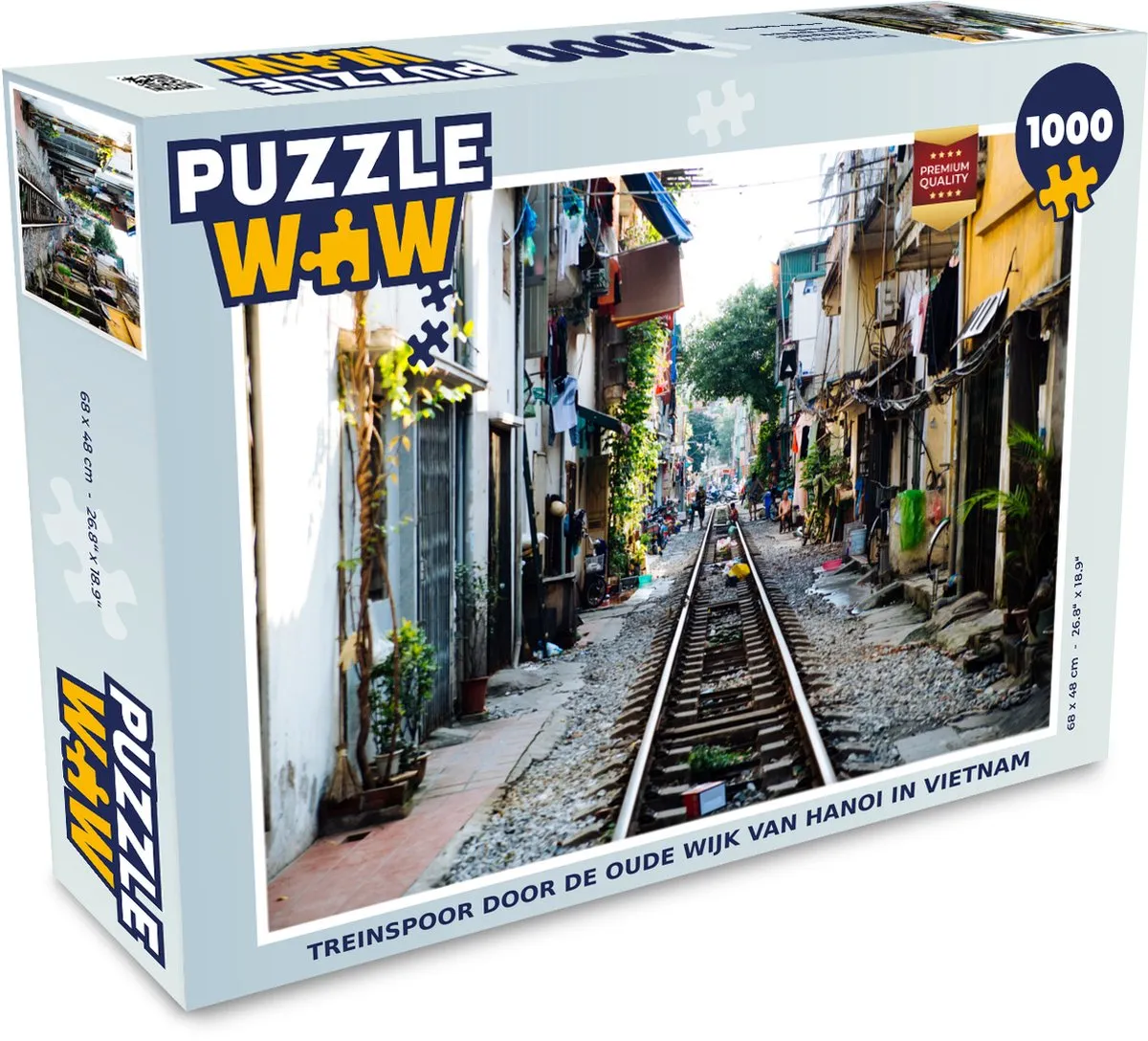 PuzzleWow Hanoi Legpuzzel 1000 Stuks