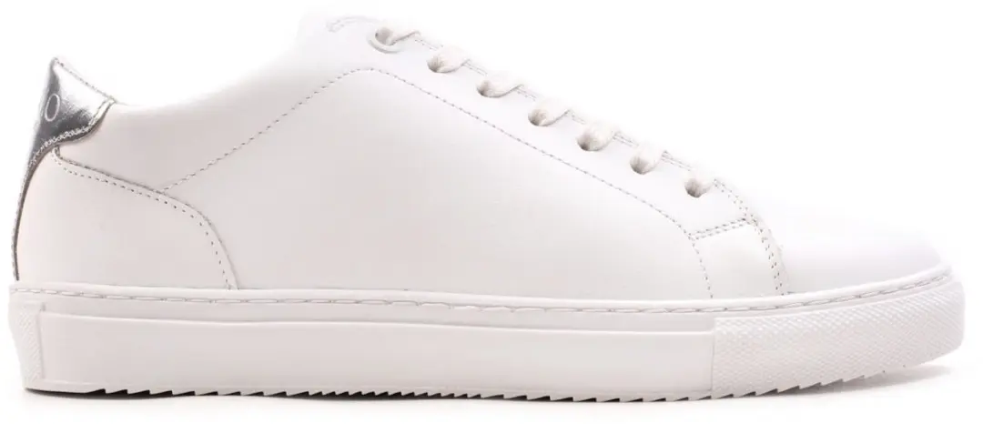 Omnio alfa star sneakers dames wit / silver leer
