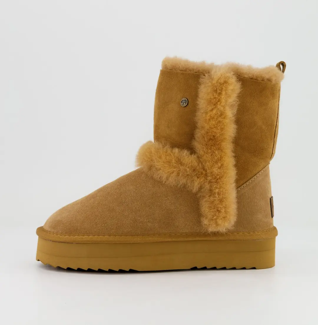 Warmbat Kangaroo Wool Plateau Winterstiefel