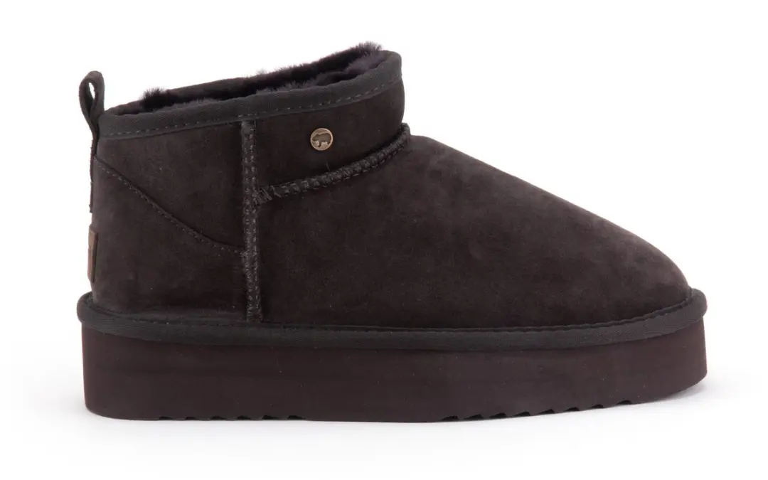 Warmbat Durack Suede Boot Plateau Dames Laarzen