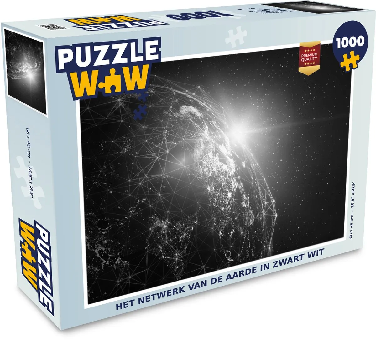 PuzzleWow Aarde Sterren Legpuzzel 1000 Stuks