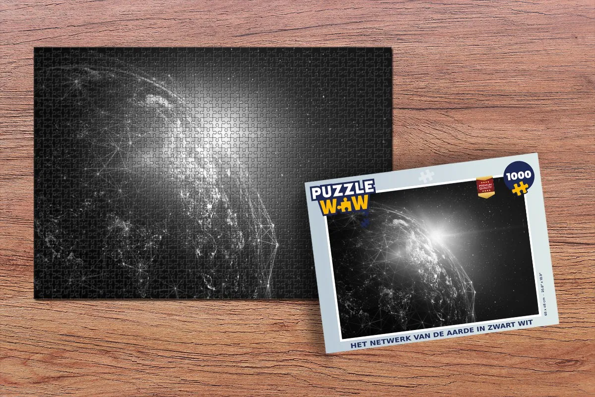 PuzzleWow Aarde Sterren Legpuzzel 1000 Stuks - Multicolor