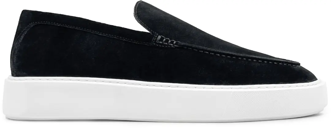 Dutch'D ® Loafers - Instapper - Zwart - Luxe - Sportief - Suede leer - Atmos - Maat 46