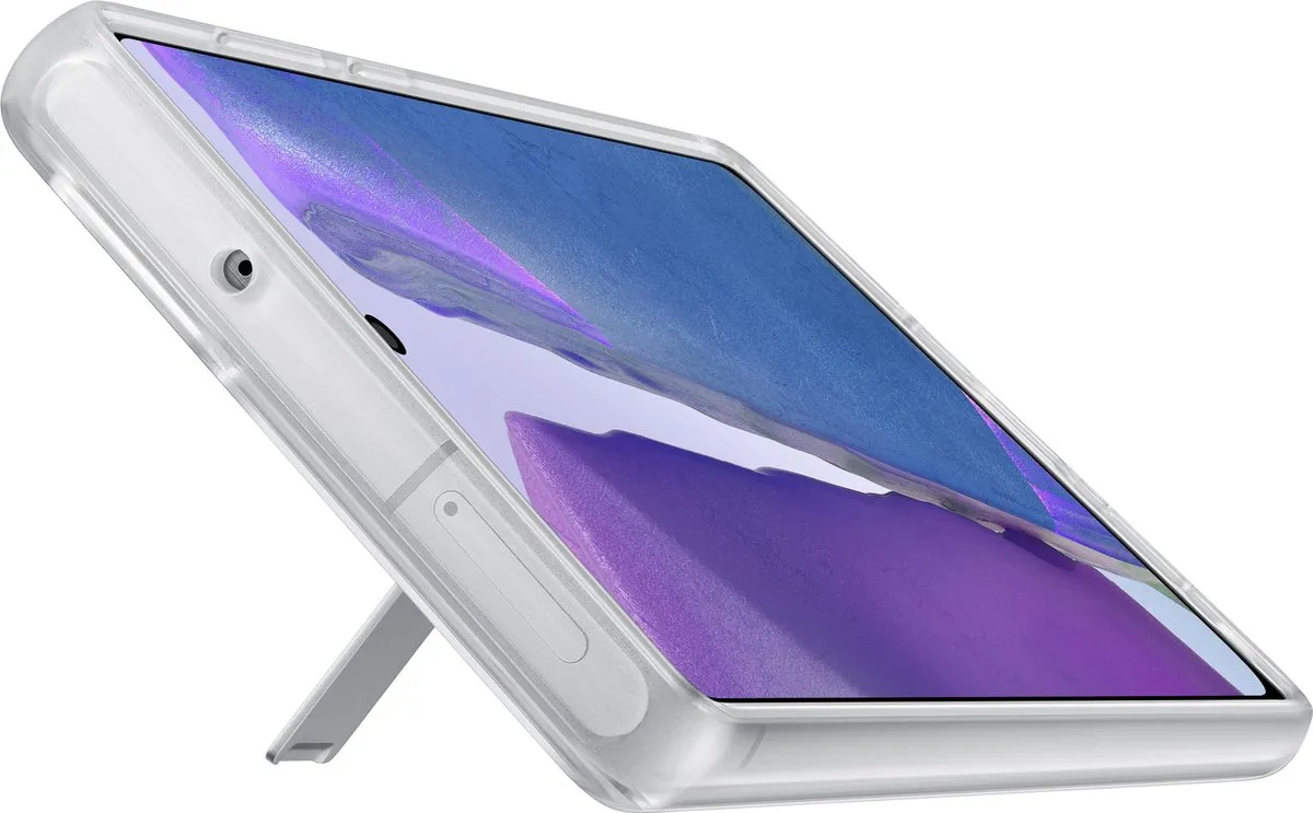 Samsung Clear Standing Hoesje Galaxy Note20 - Transparant