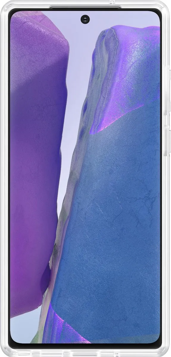 Samsung Clear Standing Hoesje Galaxy Note20 - Transparant