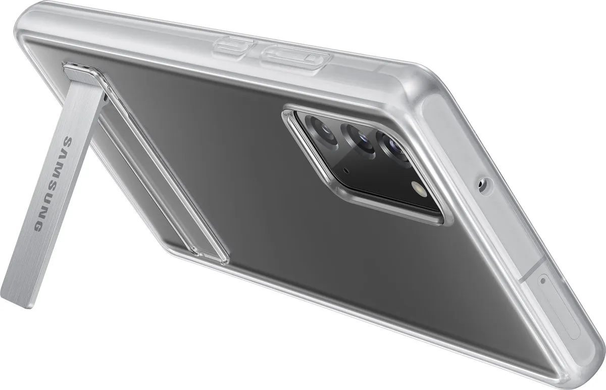 Samsung Clear Standing Hoesje Galaxy Note20 - Transparant