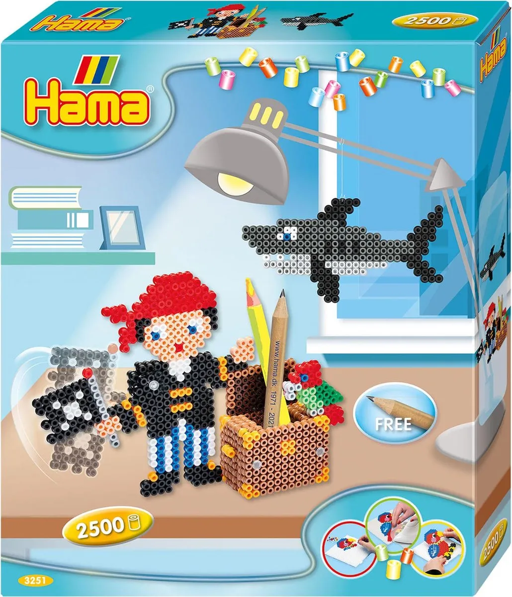 Hama Strijkkralen 3D Piraten