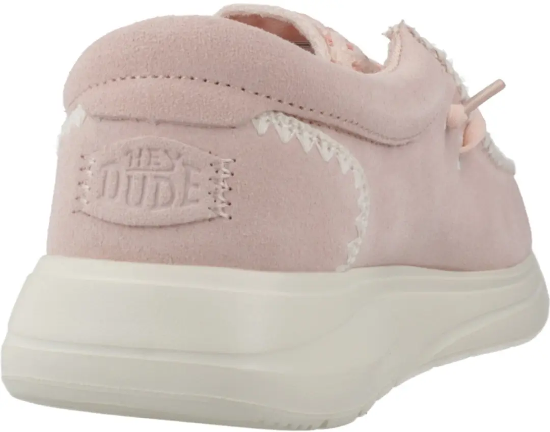 HEY DUDE WENDY COMF SUEDE CROCHET Roze 37 EU