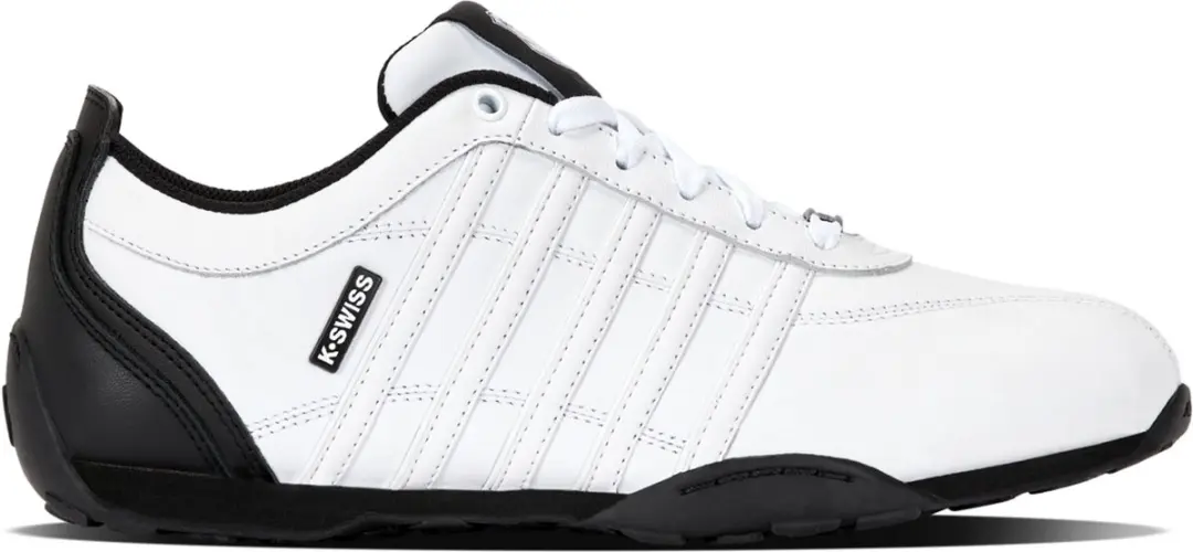 K-Swiss Heren ARVEE 1.5 Leren Sneaker 02453-186-M White Black