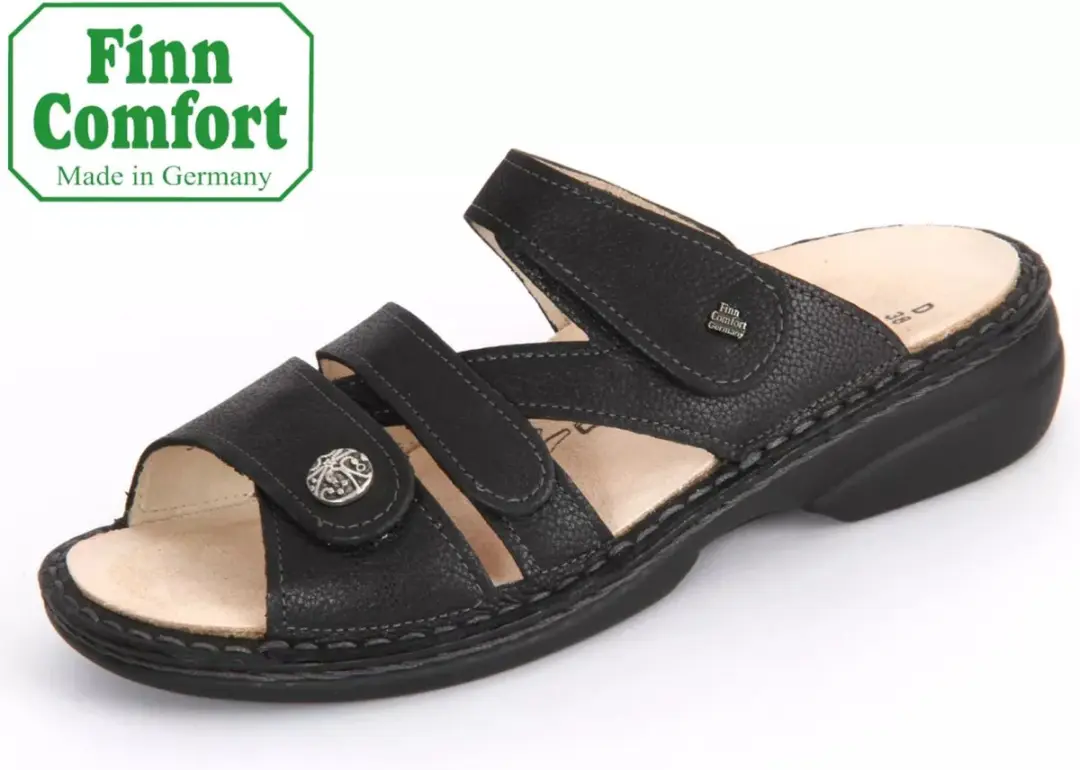 Ventura black S longbeach slipper Finn (Maat