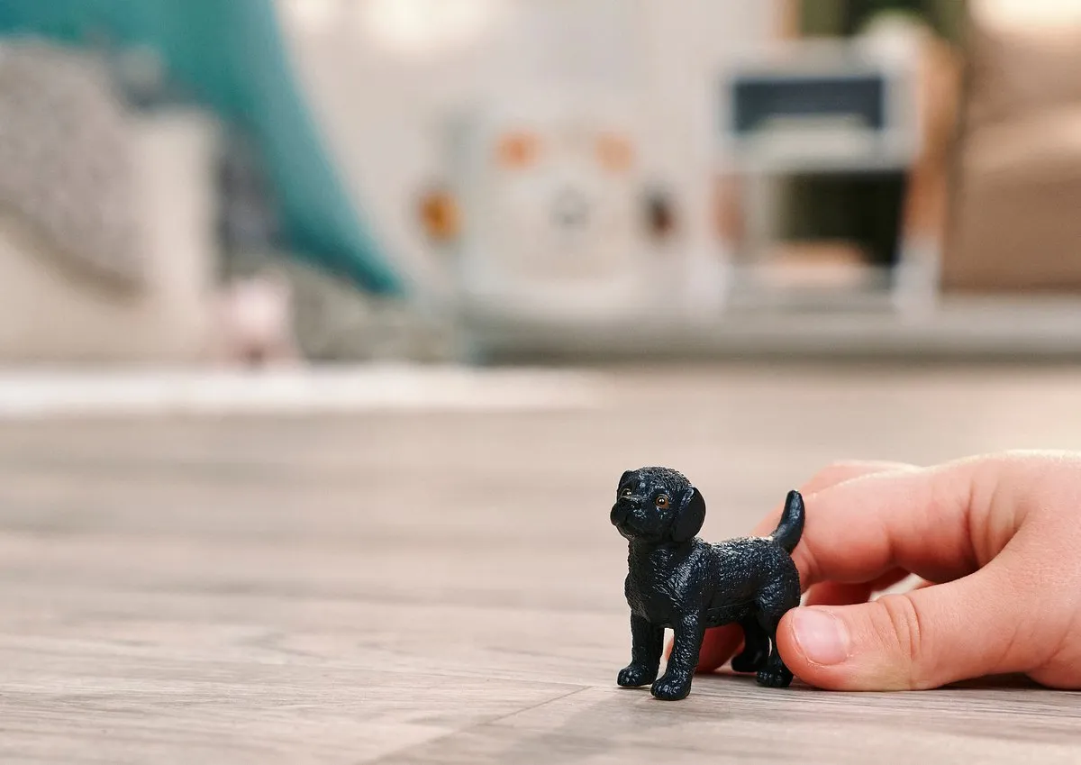 Schleich Farm World Zwarte Labrador Retriever 14923