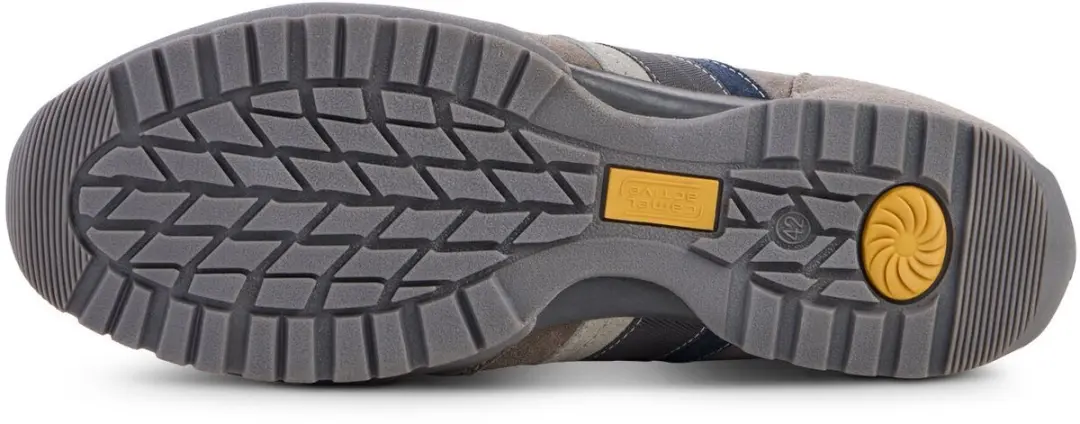 camel active Leren sneakers met klassieke vetersluiting