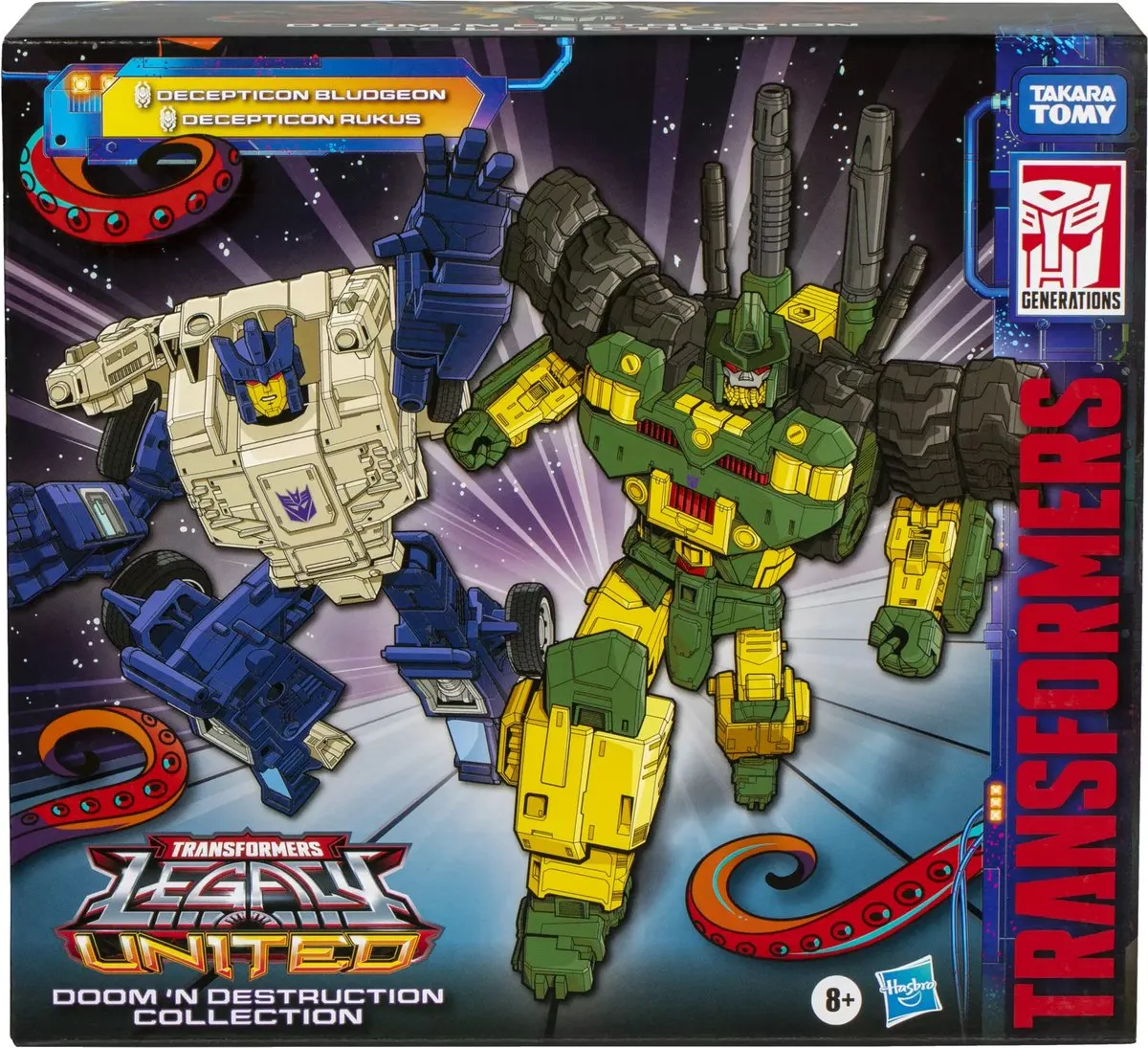 Transformers Legacy United Doom ‘n Destruction 2-Pack - Multicolor