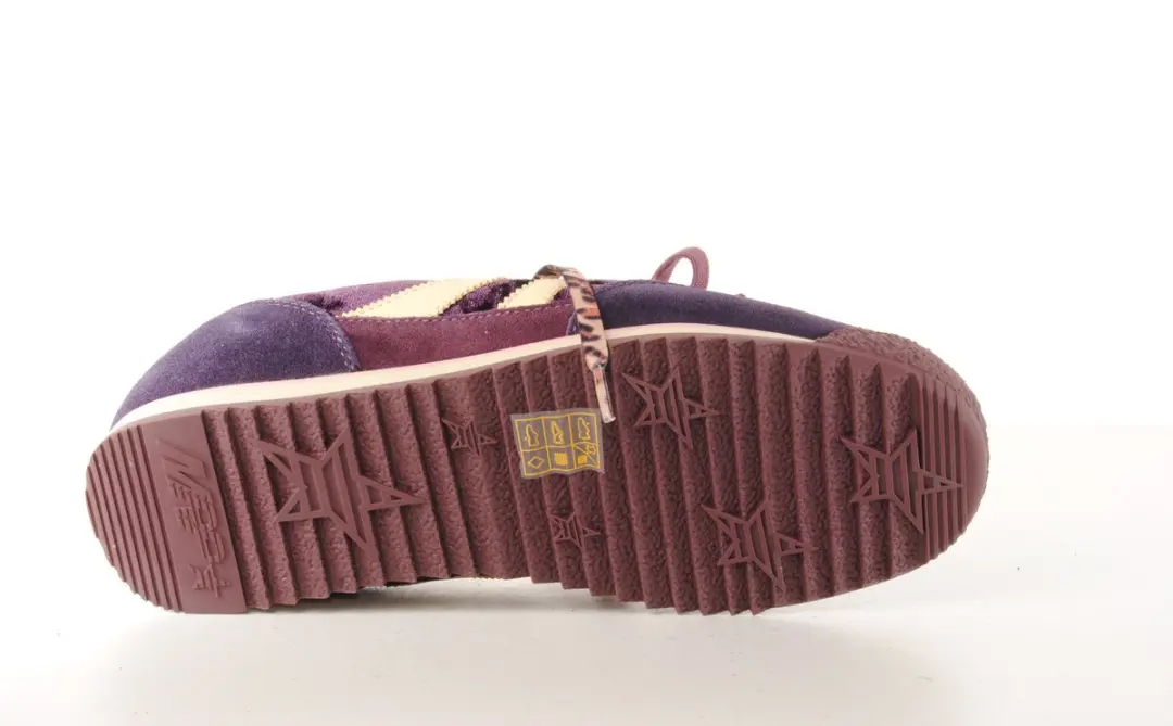MRP Utah Lage Sneaker - Paars/Beige - afbeelding 6 van 6