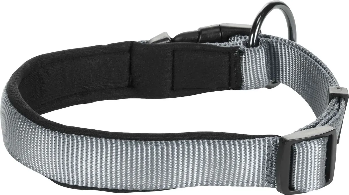 Flamingo Hond Halsband Abbi Grijs S - 40-45cm